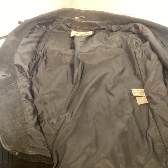 Wilsons Leather Vintage Women's Western Fringed Black Leather Jacket size small - Picture 14 of 14